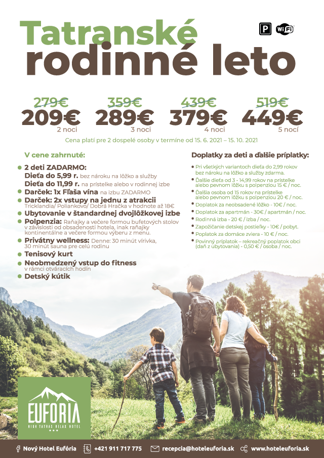 TatranskÃ© rodinnÃ© leto - Hotel EufÃ³ria