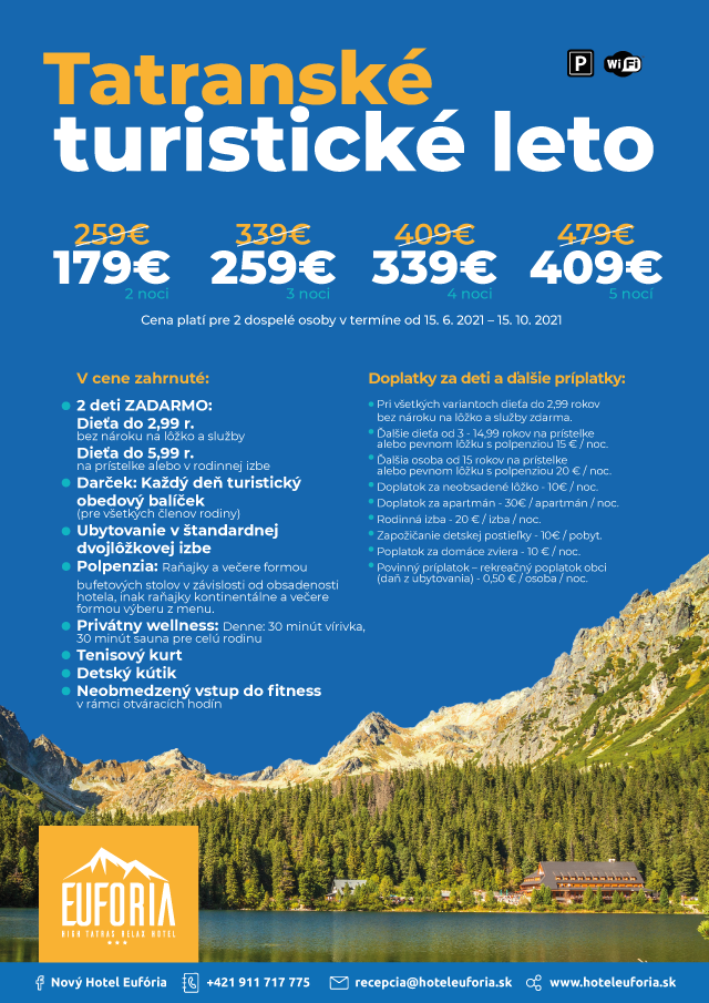 TatranskÃ© turistickÃ© leto - Hotel EufÃ³ria